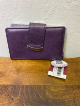 Load image into Gallery viewer, NWT Mundi Purple Faux Leather Wallet