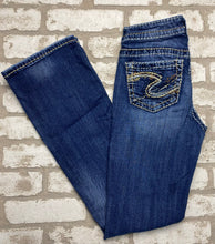 Load image into Gallery viewer, Silver Aiko Bootcut- (Size 25")

