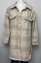 Load image into Gallery viewer, KORI Beige &amp; Cream Jacket NEW!- (L)

