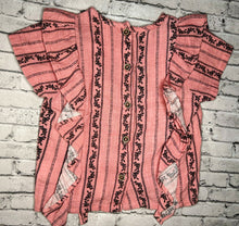 Load image into Gallery viewer, Jessica Simpson: Pink Ruffle Button Top- 5/6
