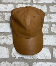 Load image into Gallery viewer, Brown Pleather Ballcap
