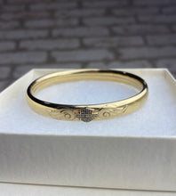 Load image into Gallery viewer, Harley Davidson Black Hills Gold 14k Bangle
