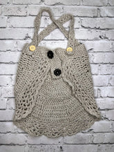 Load image into Gallery viewer, Cream Knit Newborn Shawl - Newborn
