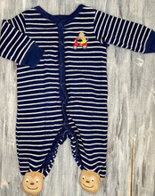 Load image into Gallery viewer, Carter's: Monkey Button Up Sleeper- 3m
