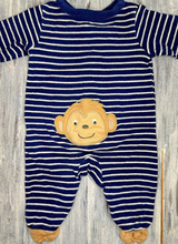 Load image into Gallery viewer, Carter's: Monkey Button Up Sleeper- 3m

